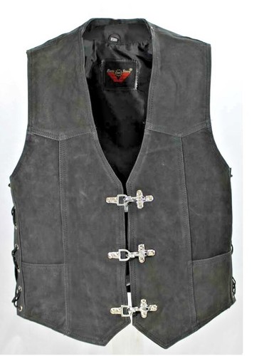 Moto gilet nobuk - gilet,
