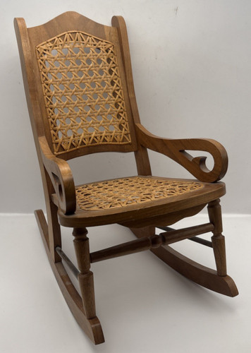 Mini sedia dondolo vintage - sedia, a