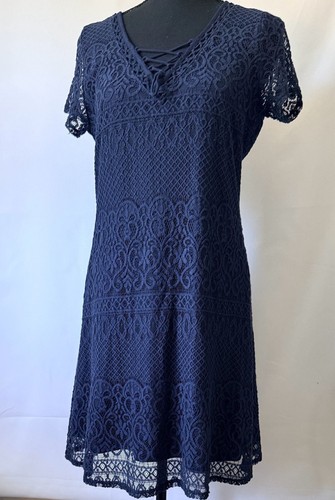 Mini abito hollister blu navy - hollister,