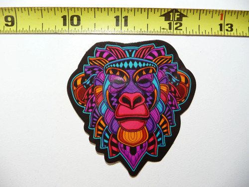 Tribal art babbuino stile neon - tribal,