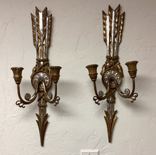 Coppia di antiche applique a