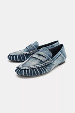 Mocassino zara blu denim - blu,