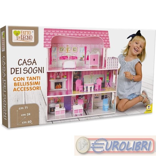 Casa legno con accessori - in,