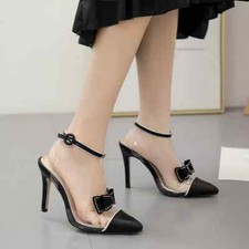 Sandali alti stiletto nero