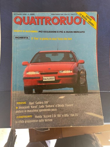 Rivista quattroruote ottobre - quattroruote,