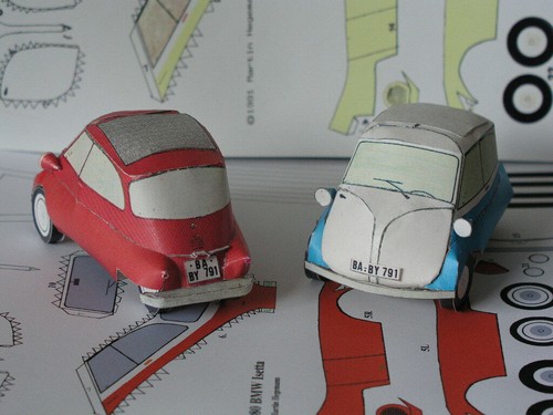 Bmw isetta foglio artigianale - isetta,