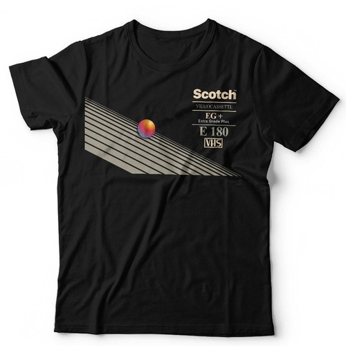 Vhs shirt scotch video - scotch,