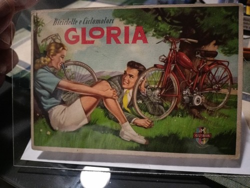 Cartolina gloria biciclette - cartolina,