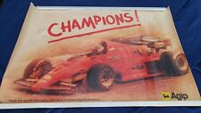 Ferrari 126 C3 Agip Campioni 1983 Maxi Poster Originale Concessionaria 100x70