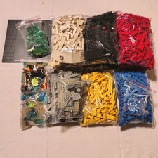 LEGO lotto di 7,3 kg  + Piastra LEGO Group 30225 ORIGINALI VINTAGE 