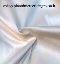 TESSUTO RASATELLO BIANCO IN PURO COTONE AL METRO/ ALTO CM 300 - PER LENZUOLI