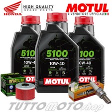 Tagliando HONDA XR 600 R 1985-2000 / Motul 5100 10w40 + filtro olio e candela