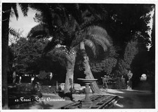 7373) TRANI (BARI) VILLA COMUNALE. ANIMATA, BICICLETTA. VIAGGIATA.