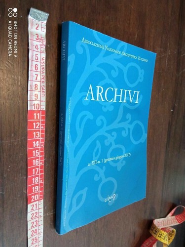 Libro archivi gennaio giugno - archivi., gennaio-giugno