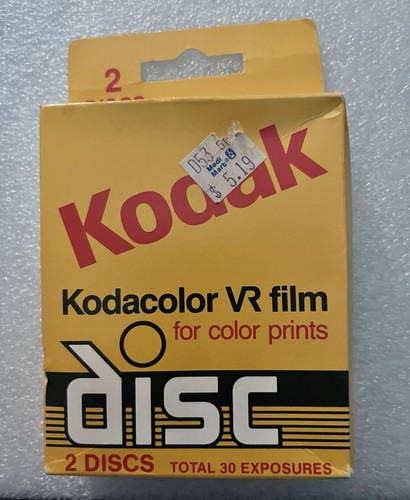 Kodak disc kodacolor - kodak, vr
