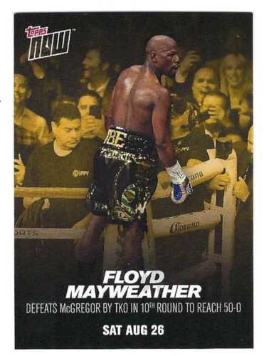 2017 topps now - now, floyd