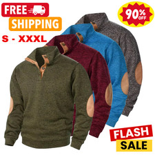 Felpa uomo stand colletto