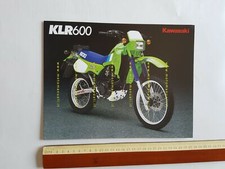 Kawasaki KLR 600 depliant originale INGLESE ENGLISH