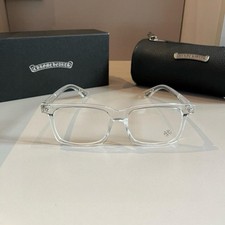 Occhiali unisex cromati cuori croce montatura trasparente lenti trasparenti 52-18-140