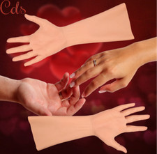 Guanti da donna realistici in