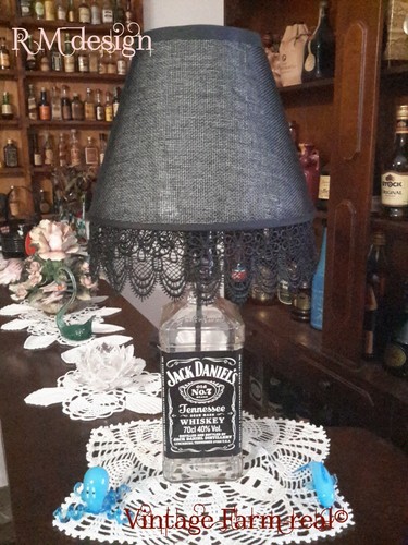 Lampada bottiglia jack - lampada, bottiglia 