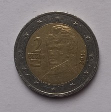 Moneta euro rara austria - da, 2