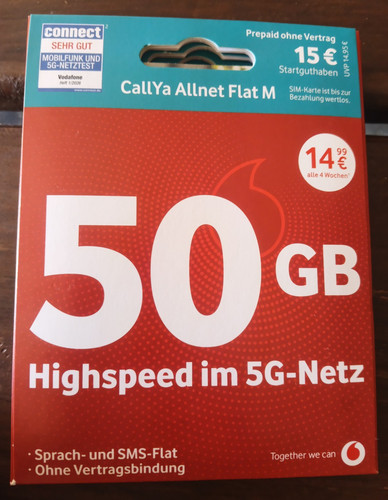 Vodafone callya allnet - allnet, flat