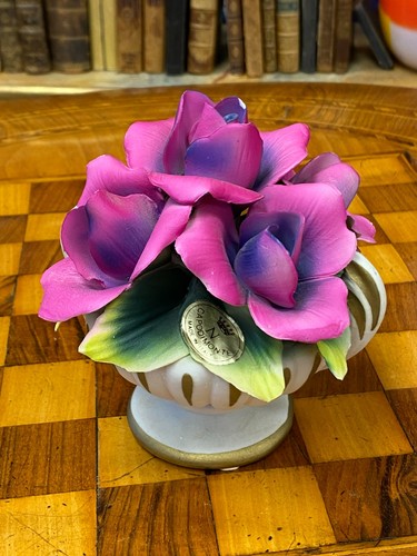 Capodimonte cesto fiori - cesto, in