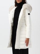 GIUBBOTTO PEUTEREY DONNA PARKA LUNGO SERIOLA ML 04 FUR PELLICCIA PIUMINO BIANCO