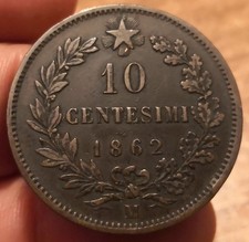 Moneta 10 Centesimi 1862