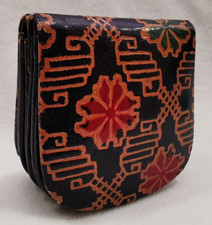 Portamonete a tacco in cuoio