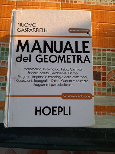 Manuale del geometra hoepli - geometra,