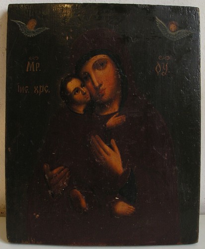 Madonna tenerezza antica icona - tenerezza,