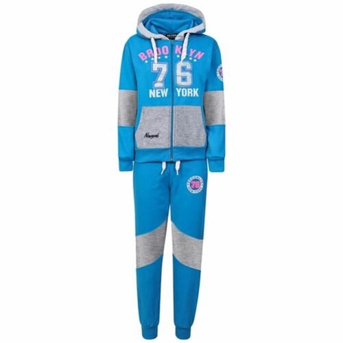 Ragazze tuta cappuccio pile - tuta,