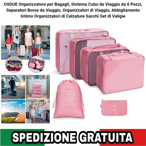 Set organizer valigie - set, 6