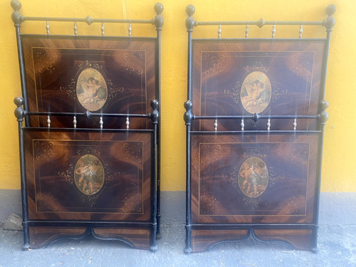 Letto ferro dipinto - letto,