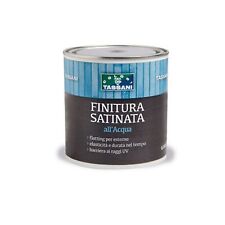 FINITURA VERNICE SATINATA ALL'ACQUA 0,75 LT TASSANI IMPREGNANTE PER ESTERNI
