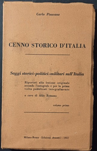 Carlo pisacane cenno - carlo, "cenno