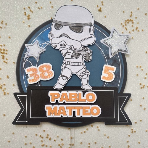 Star wars cake topper torta - star,