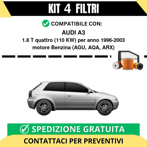 Kit filtri tagliando per - kit,