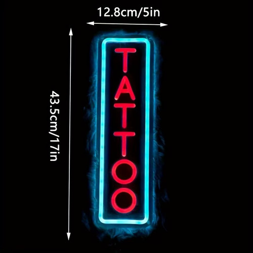 Luce insegna tatuaggio - luce, neon