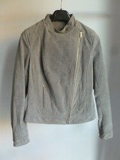 New suede leather biker jacket 40/IT, Giacca in camoscio Conbipel tg 40 NUOVA