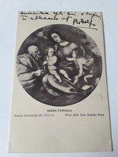 Cartolina Originale 1940 Sacra