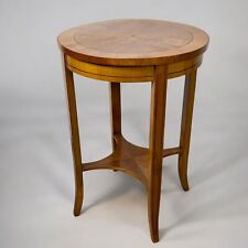 Tavolino antico rotondo tavolo in legno chiaro da per salotto porta telefono 900