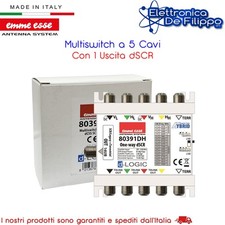 Multiswitch 5 Cavi Con 1