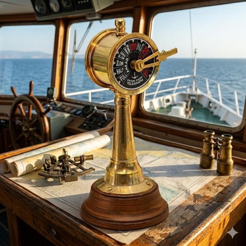 Telegrafo per nave ottone - per, in