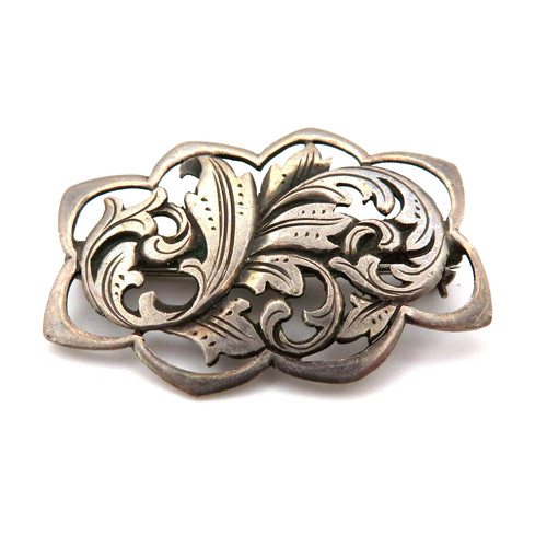 Bellissima spilla argento - in,