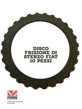DISCO FRIZIONE DI STERZO PER TRATTORE FIAT 355C 455C 505C 605C FL4C/ 10 PEZZI