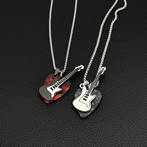 Hip hop guitar pick collana - hip-hop,