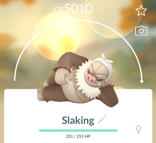 Slaking pokémon go - lv, 50,